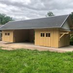 XXL Gartenhütte frontal